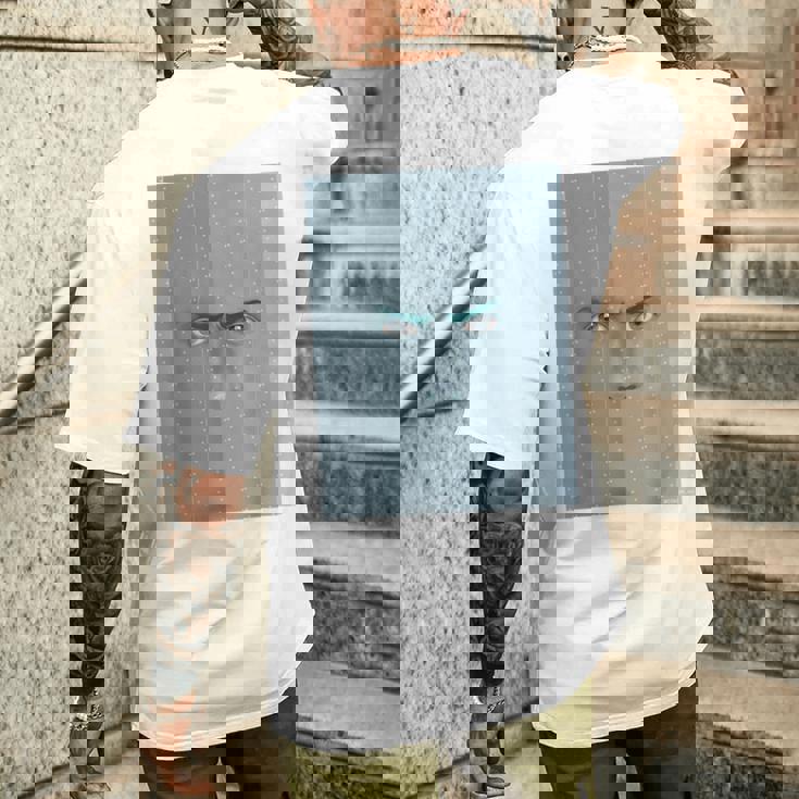 ドリミ4周年記念 壁（浅霧 巳影） メンズTシャツ バックプリント 彼への贈り物