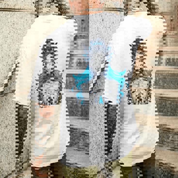 ドリームキャッチャー ブルース メンズTシャツ バックプリント 彼への贈り物