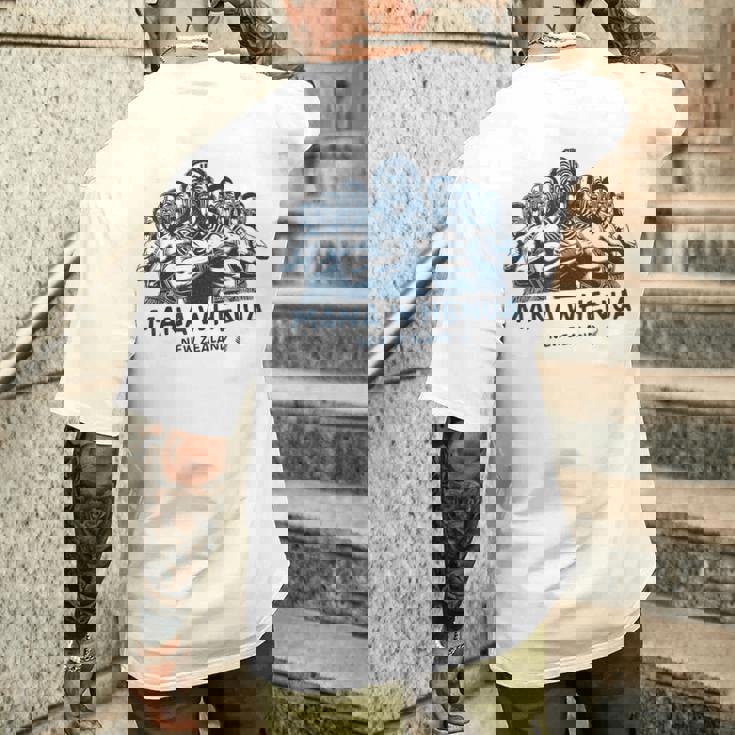 ニュージーランドのマオリ戦士がハカを披露 メンズTシャツ バックプリント 彼への贈り物