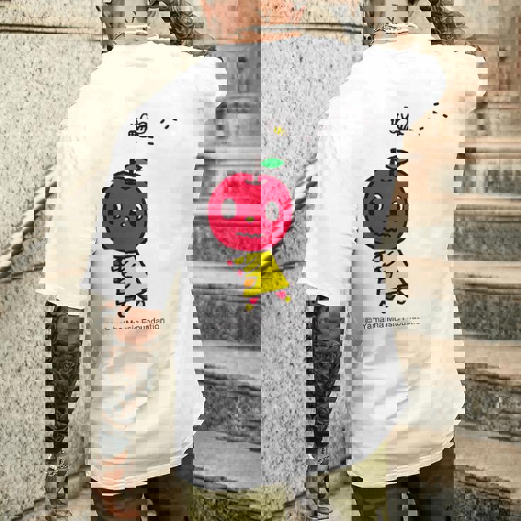 ハチさんとおにごっこ メンズTシャツ バックプリント 彼への贈り物