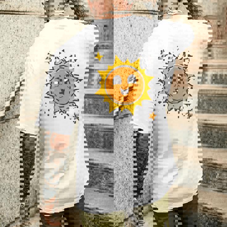 ハッピーサン メンズTシャツ バックプリント 彼への贈り物