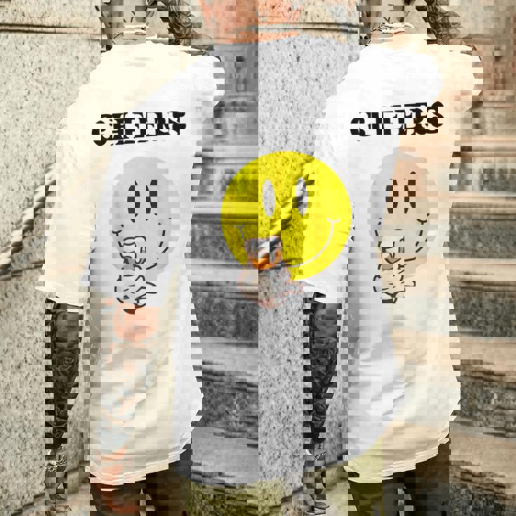 ハッピー・チアーズ・デュード メンズTシャツ バックプリント 彼への贈り物