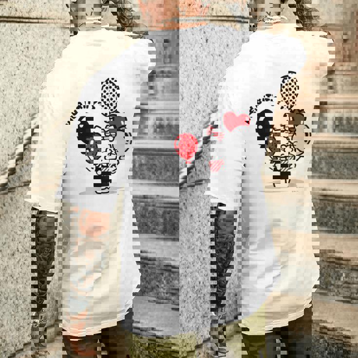 ハローキティ ハイドアンドシーク メンズTシャツ バックプリント 彼への贈り物