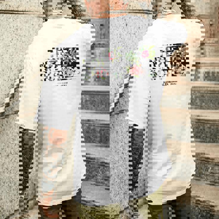 ハワイ ヴィンテージスタイル ノースショア ハレイワ ヤシの木 メンズTシャツ バックプリント 彼への贈り物