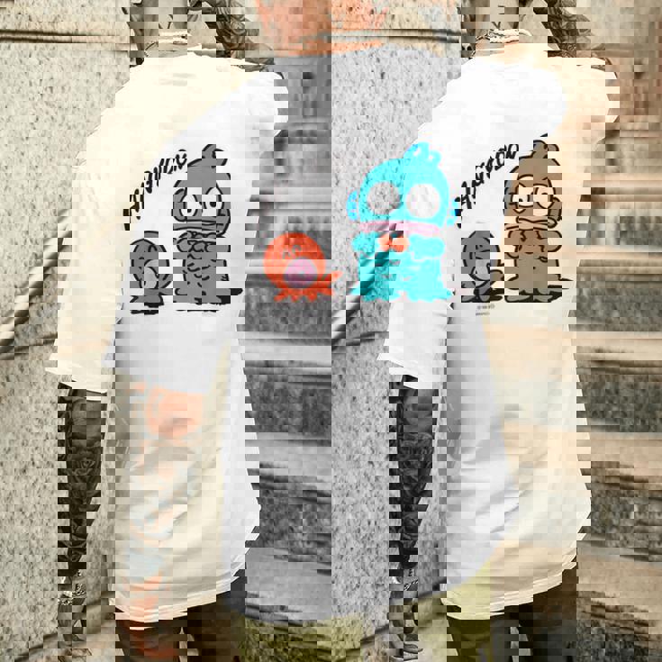 ハンギョドン 蝶ネクタイ ライトカラー メンズTシャツ バックプリント 彼への贈り物