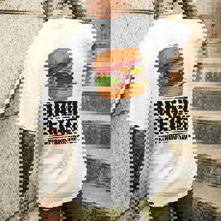 ハンバーガー研究 ハンバーガー 長袖tシャツ メンズTシャツ バックプリント 彼への贈り物