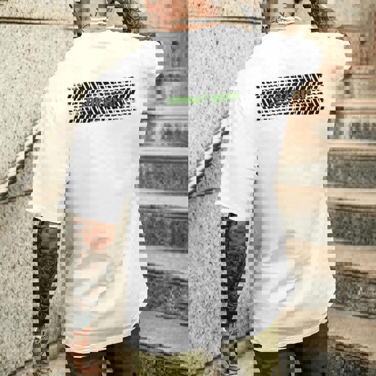 バックスクワットグリップ。 メンズTシャツ バックプリント 彼への贈り物