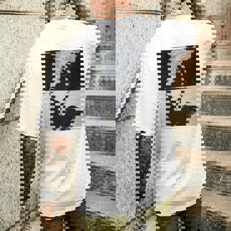 ヒルマ・アフ・クリント作 白鳥 第1号 長袖tシャツ メンズTシャツ バックプリント 彼への贈り物