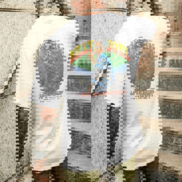 ビリー・ジョエル Live In Inglewood 1980 メンズTシャツ バックプリント 彼への贈り物