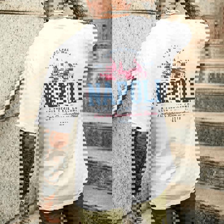 ビンテージ・レトロ・ナポリ イタリア メンズTシャツ バックプリント 彼への贈り物