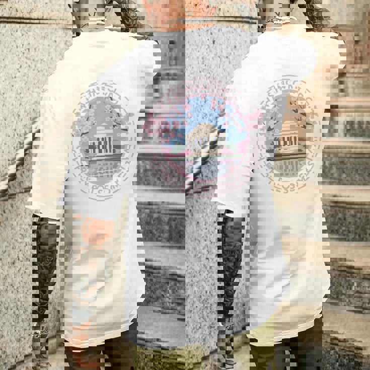 フェスティバル 桜 ワシントンdc 長袖tシャツ メンズTシャツ バックプリント 彼への贈り物