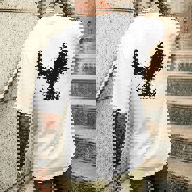 フェニックス 不死鳥 神話上の生き物 灰からのフェニックス 火 フェニックス メンズTシャツ バックプリント 彼への贈り物