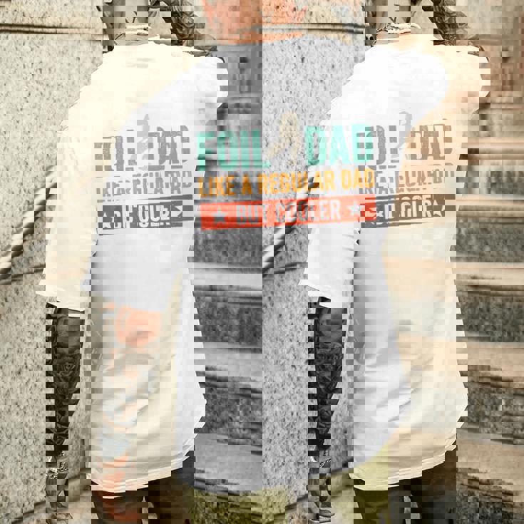 フォイル ダッドウィング ホイル ウィングサーフィン レトロ メンズ フォイルウィング メンズTシャツ バックプリント 彼への贈り物