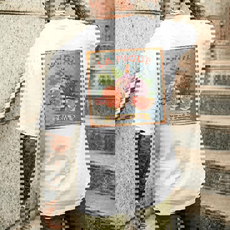 フランス イチジク ビンテージtシャツ メンズTシャツ バックプリント 彼への贈り物