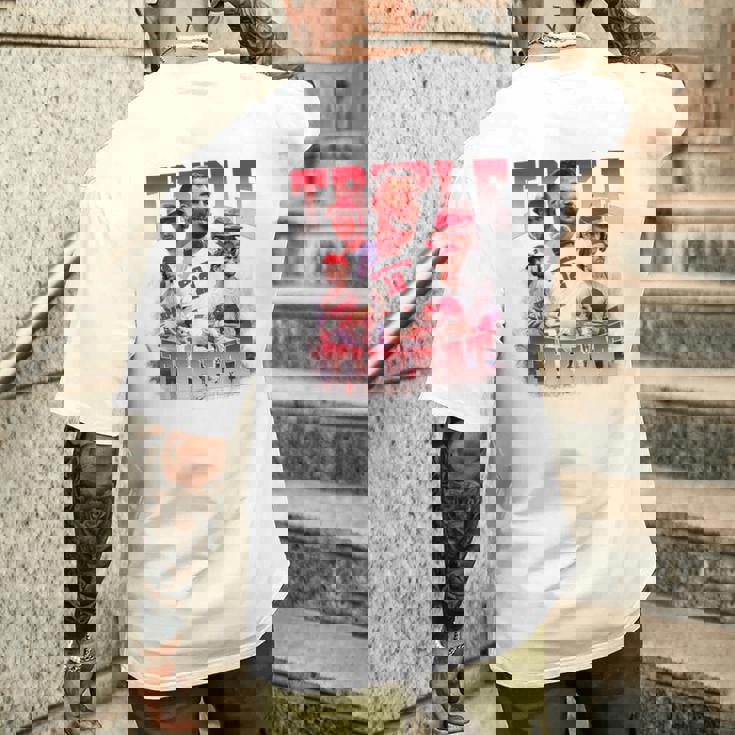 ブライス・ハーパー、カイル・シュワーバー&トレア・ターナー メンズTシャツ バックプリント 彼への贈り物