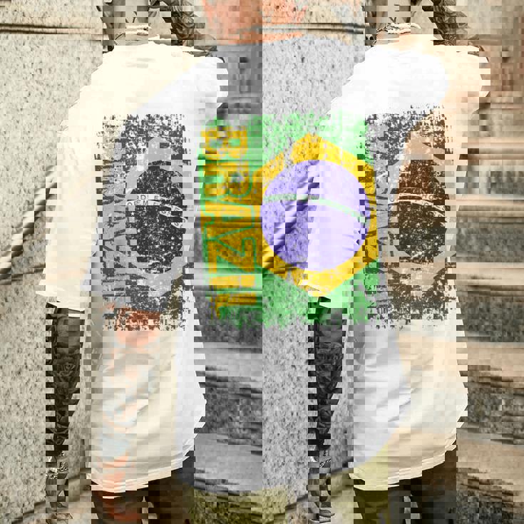 ブラジル 旗 大 国旗 メンズ レディース キッズ ブラジル メンズTシャツ バックプリント 彼への贈り物