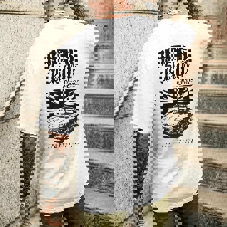 ブリティッシュクラシックカー トライアンフ スピットファイア メンズTシャツ バックプリント 彼への贈り物
