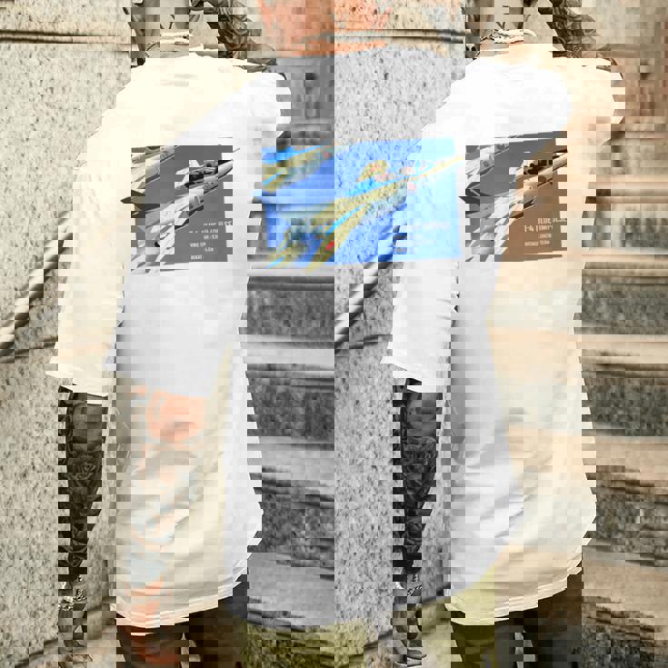 ブルーインパルス Photo-Like Illustration（カラー） メンズTシャツ バックプリント 彼への贈り物