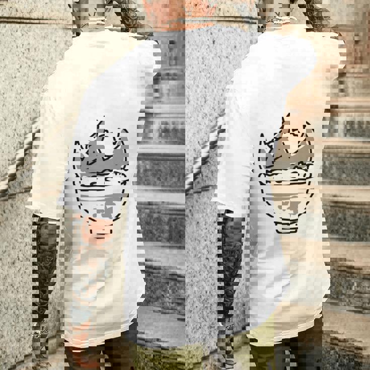 プテラノ丼 長袖tシャツ メンズTシャツ バックプリント 彼への贈り物