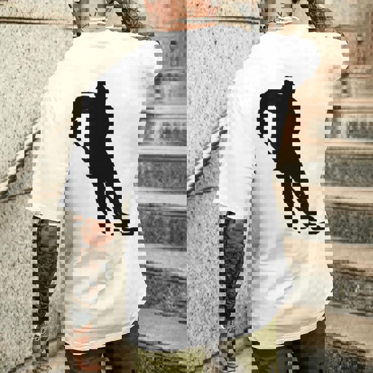 ホッケー選手 メンズTシャツ バックプリント 彼への贈り物