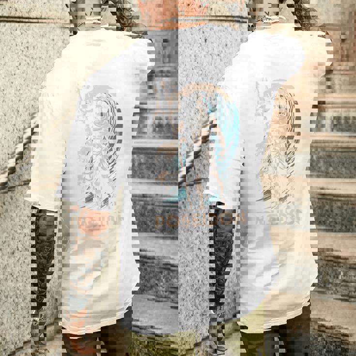 ポセイドン 長袖tシャツ メンズTシャツ バックプリント 彼への贈り物