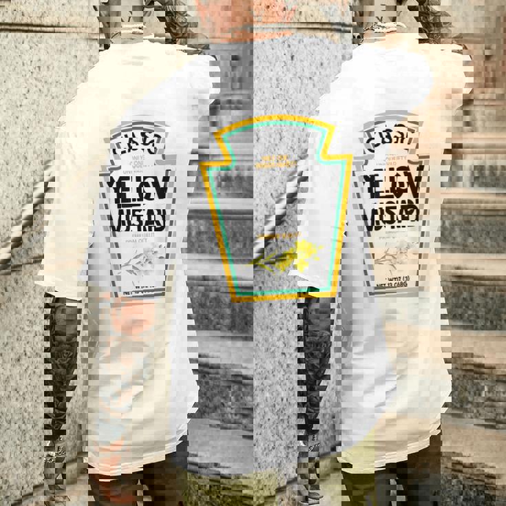 マスタード ハロウィン 2024 コスチューム ファミリー お揃い ケチャップソース メンズTシャツ バックプリント 彼への贈り物