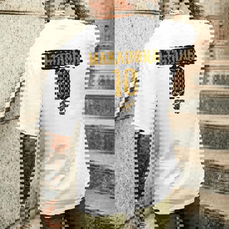 マラドーナ 10 長袖tシャツ メンズTシャツ バックプリント 彼への贈り物