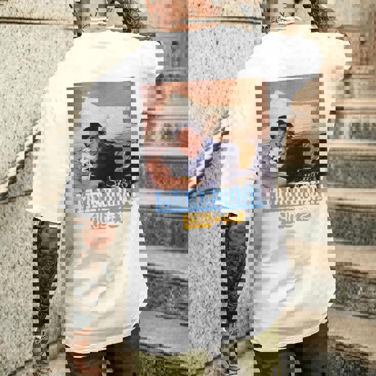 マラドーナフォーエヴァーボカジュニアーズ 長袖tシャツ メンズTシャツ バックプリント 彼への贈り物