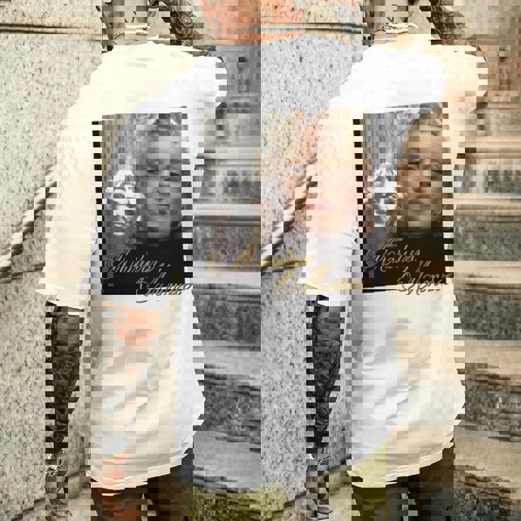 マリリンモンロー_004 長袖tシャツ メンズTシャツ バックプリント 彼への贈り物