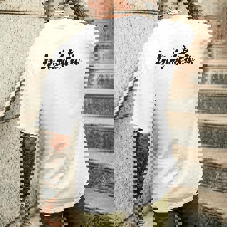 マンハッタンニューヨーク 世界一の街 メンズTシャツ バックプリント 彼への贈り物