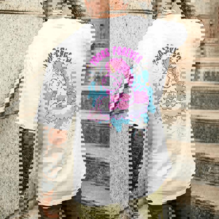 ミニオン Yours Foreverfireworks メンズTシャツ バックプリント 彼への贈り物