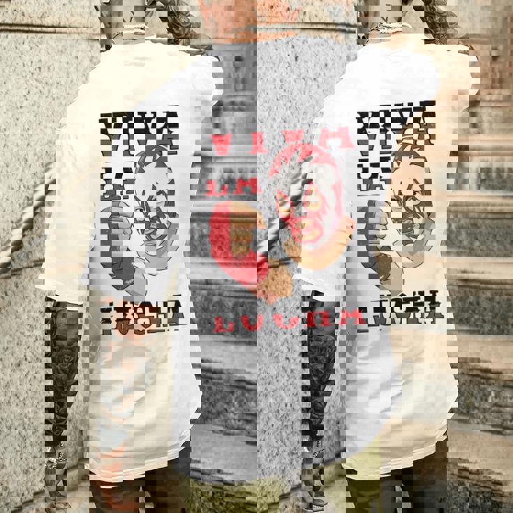 メキシコプロレス レスラー ルチャリブレ マスク メキシコ ファイター 長袖tシャツ メンズTシャツ バックプリント 彼への贈り物