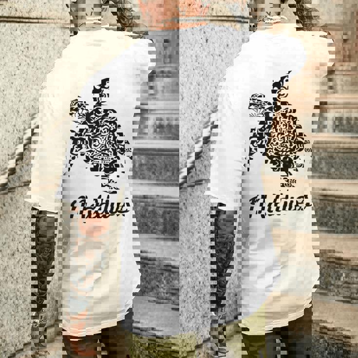 モルディブ スキューバダイビング モルディブ お土産 ダイバー メンズTシャツ バックプリント 彼への贈り物