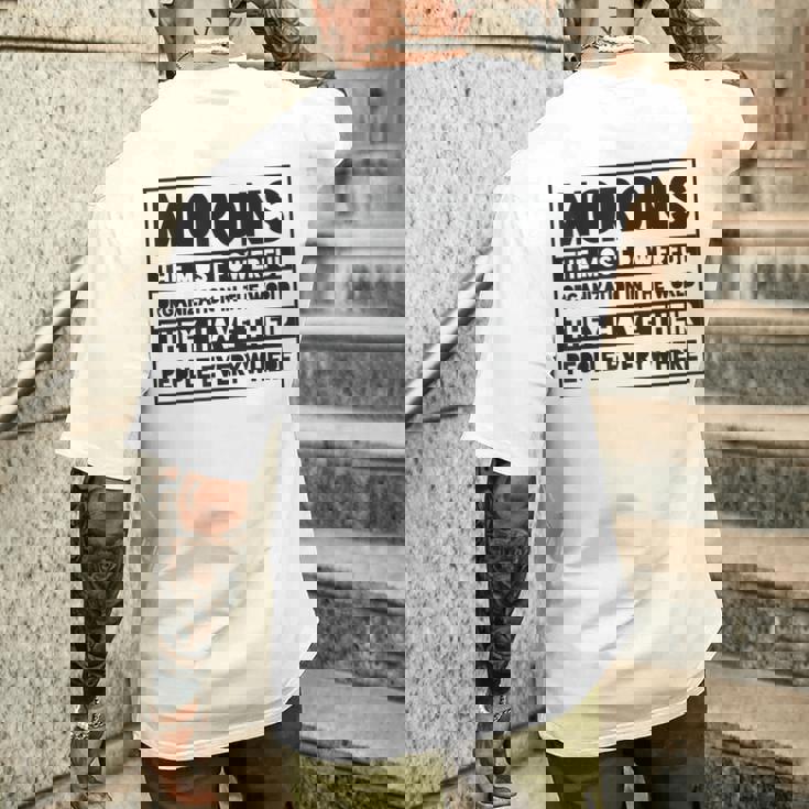 モロン メンズTシャツ バックプリント 彼への贈り物