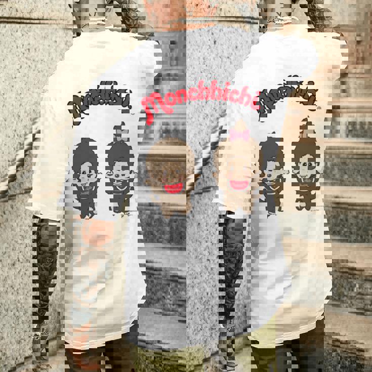 モンチッチグラフィック 長袖tシャツ メンズTシャツ バックプリント 彼への贈り物