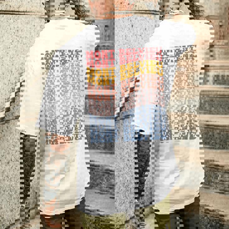 モンベルビューシティグルービーレトロ メンズTシャツ バックプリント 彼への贈り物