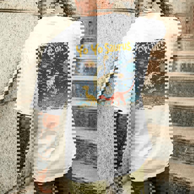 ヨーヨーザウルスファニーヨーヨー時代 長袖tシャツ メンズTシャツ バックプリント 彼への贈り物