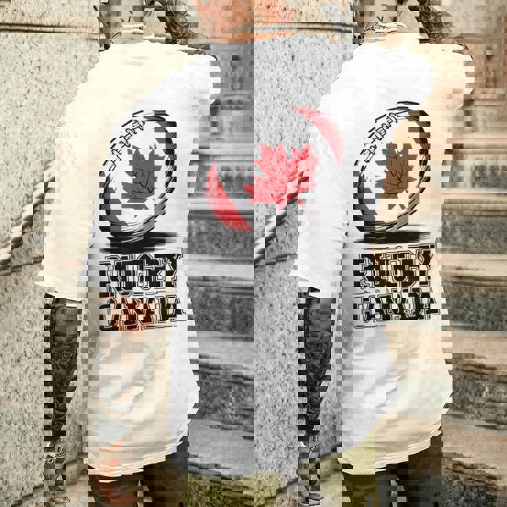 ラグビー カナダ ファン メープルリーフ スポーツ メンズ カナダ国旗 レディース メンズTシャツ バックプリント 彼への贈り物