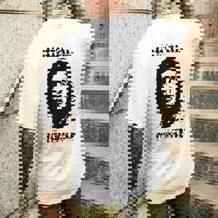 リコール ギャヴィン・ニューソム 反共産主義 反左 チェ・ゲバラ メンズTシャツ バックプリント 彼への贈り物