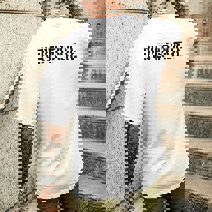 リバープレート アルゼンチン ロゴ リバープレート メンズTシャツ バックプリント 彼への贈り物