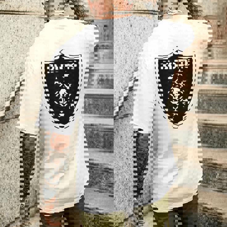 レイダースヒーローズコレクション メンズTシャツ バックプリント 彼への贈り物