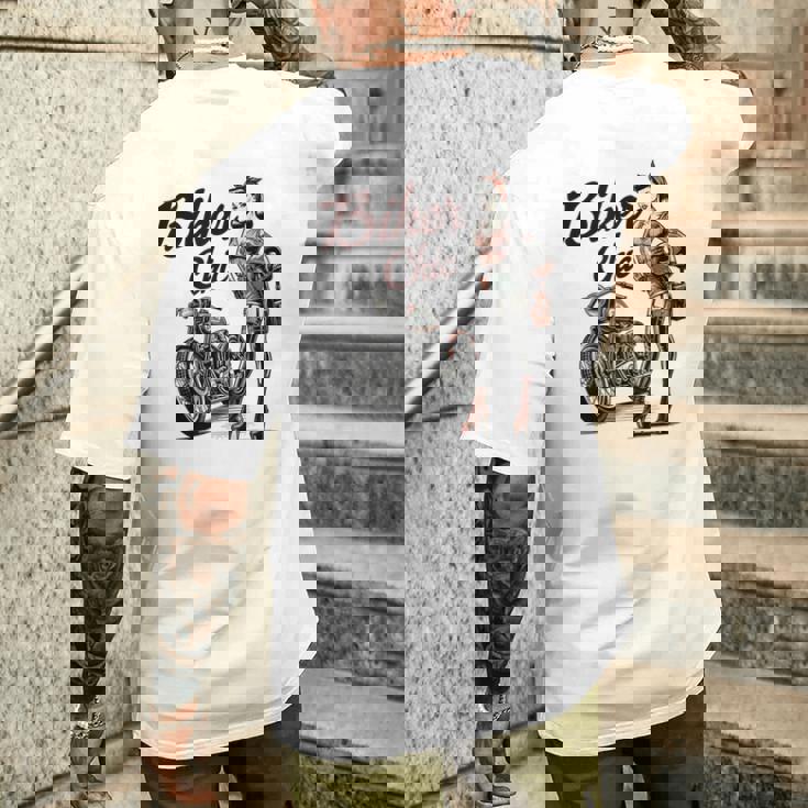 レトロなピンナップ メンズTシャツ バックプリント 彼への贈り物