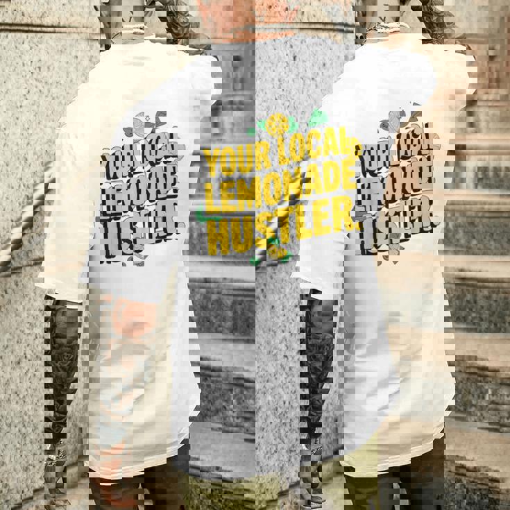レモネード 起業家 モチベーションハッスル メンズ レディース 男の子 メンズTシャツ バックプリント 彼への贈り物