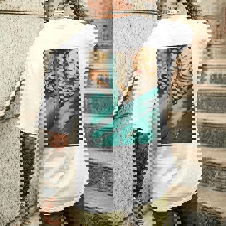 レンピカセルフポートレートの絵画autoportrait タマラ・ド・レンピッカ 長袖tシャツ メンズTシャツ バックプリント 彼への贈り物