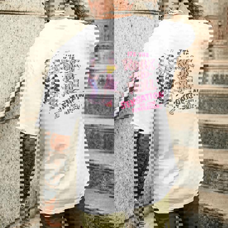 ロックンロール レトロ 50年代 ロカビリー ビンテージスタイル 1950年代 メンズTシャツ バックプリント 彼への贈り物