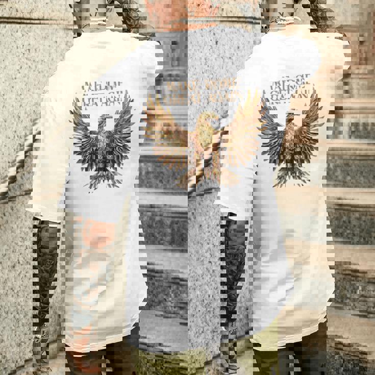 ローマを再び偉大にする ローマの土星 サトゥルナーリア クリスマス 長袖tシャツ メンズTシャツ バックプリント 彼への贈り物