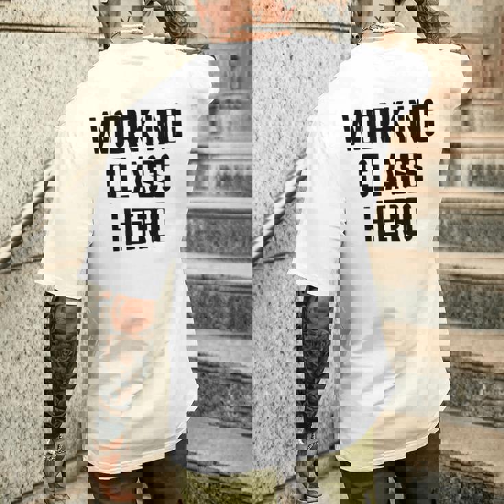ワーキングクラスヒーロー メンズTシャツ バックプリント 彼への贈り物