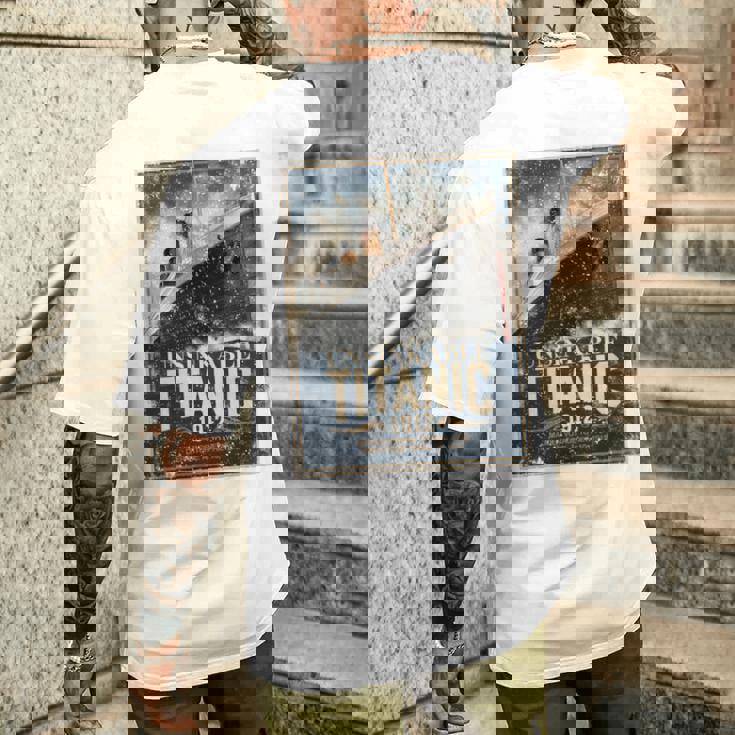 ヴィンテージ Rms タイタニック 1912 クルーズ歴史ポスター 記念品 長袖tシャツ メンズTシャツ バックプリント 彼への贈り物