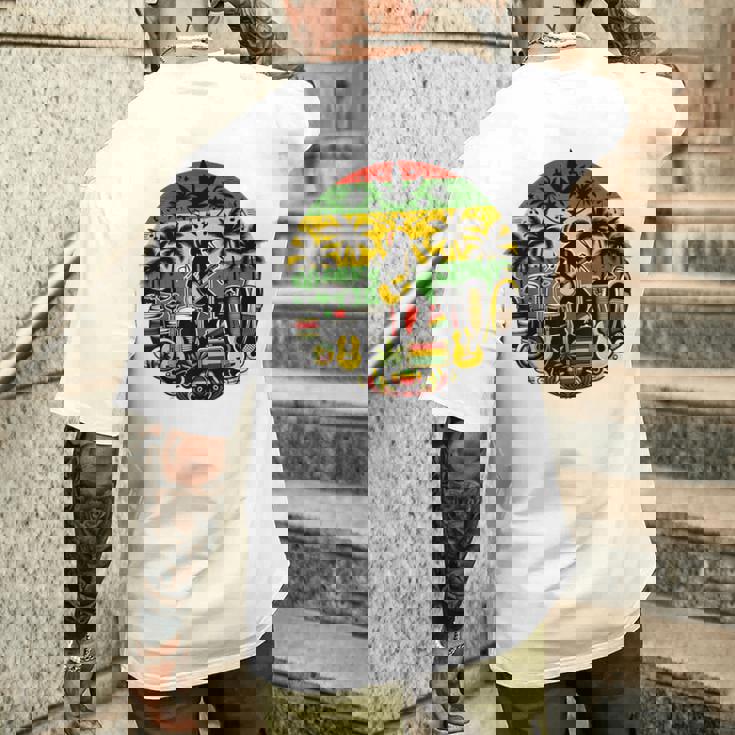 ヴィンテージ レゲエ服 ジャマイカ服 ラスタ服 レゲエ メンズTシャツ バックプリント 彼への贈り物