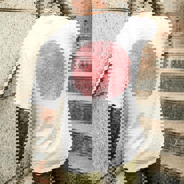 ヴィンテージ日本の日本国旗 メンズTシャツ バックプリント 彼への贈り物